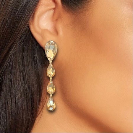 KOLCZYKI - GOLDEN SHADOW