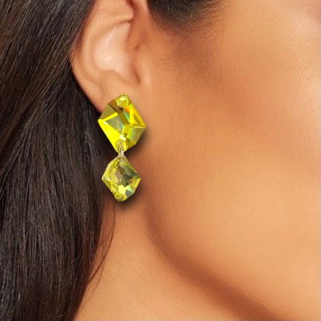 KOLCZYKI / KLIPSY - CITRINE