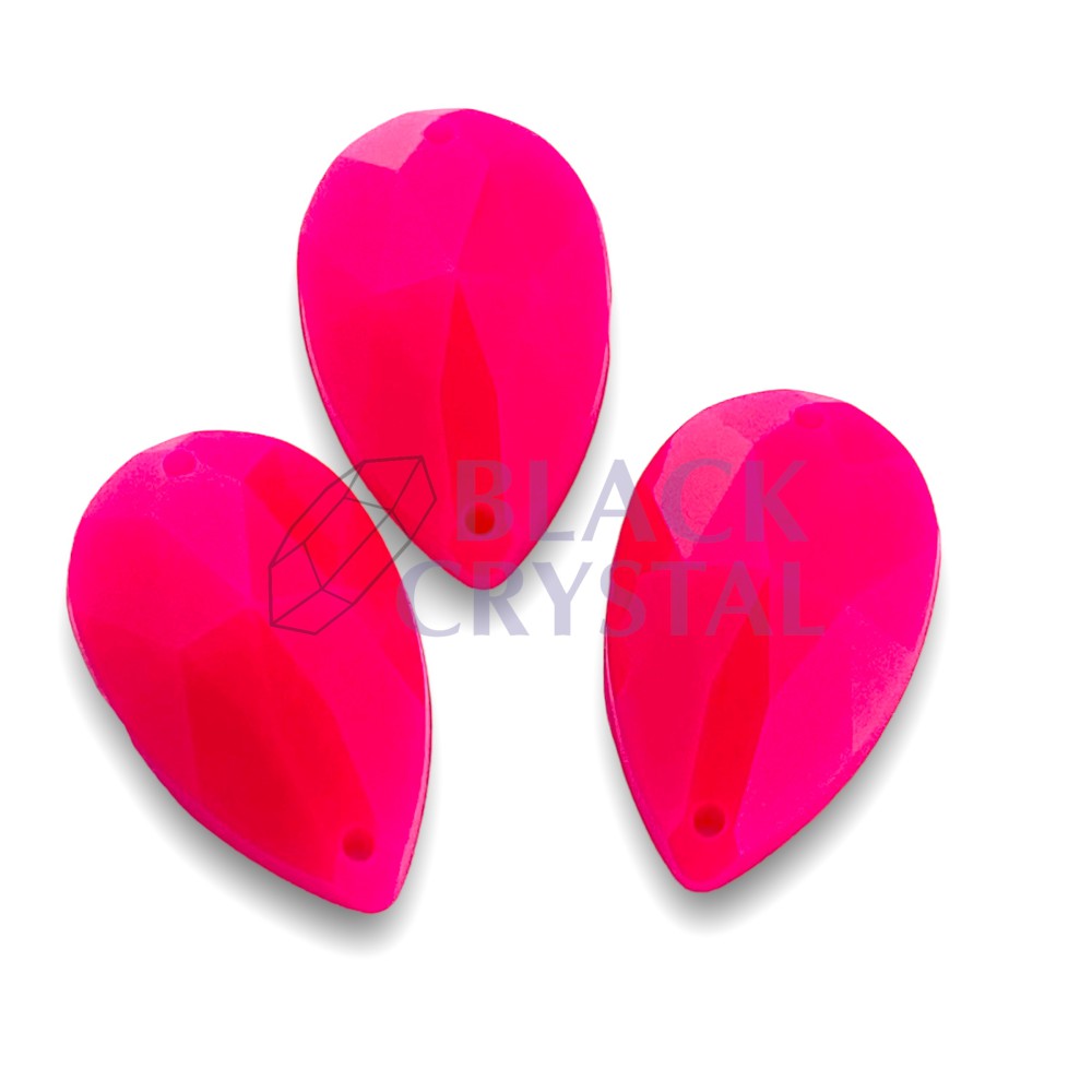 ŁEZKA - 8X13mm - 20szt. Akryl ROSE 2 NEON / nr. 1411