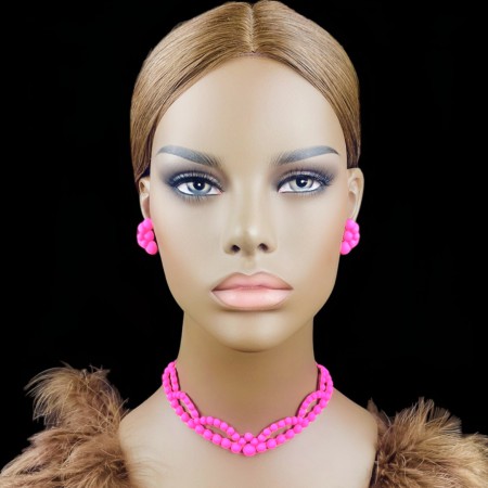 BIŻUTERIA DO TAŃCA MATOWE PERŁY