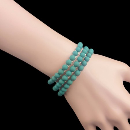 BIŻUTERIA DO TAŃCA MATOWE PERŁY