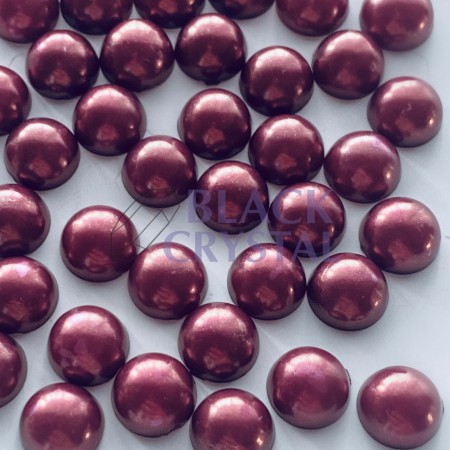 PÓŁPERŁY WINE SATYNOWE 8mm...