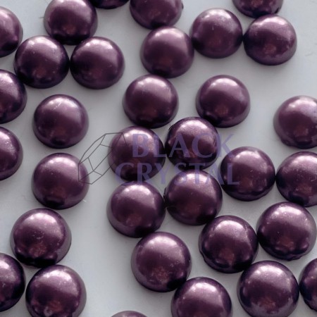 PÓŁPERŁY OBERŻYNA SATYNOWE...