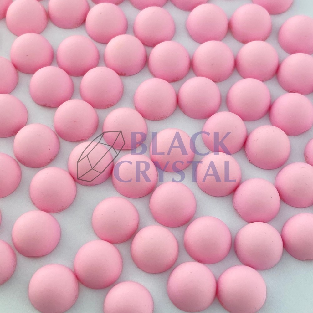 PÓŁPERŁY MATOWE 6mm LIGHT ROSE / nr. 759