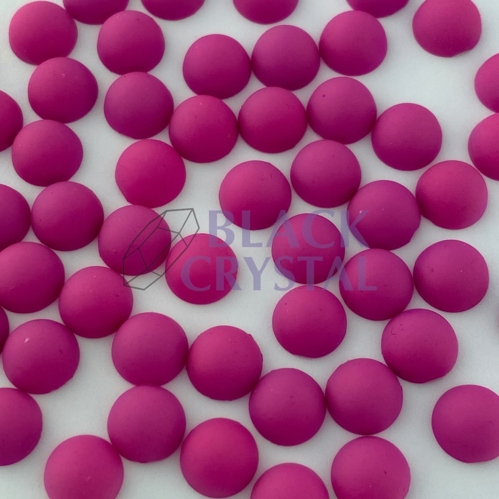 PÓŁPERŁY MATOWE 10mm FUCHSIA / nr. 1288