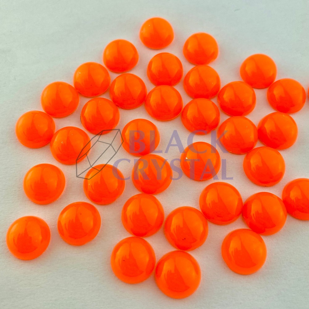 PÓŁPERŁY ORANGE NEON CANDY-OPAL 6mm / nr. 1680