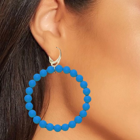 KOLCZYKI CAPRI BLUE BEZ...