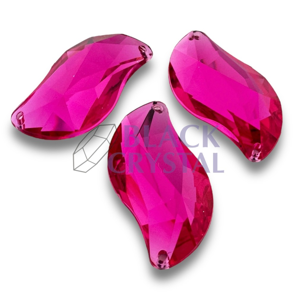 S-SHAPE - 8X16mm - 20szt. Akryl ROSE/ nr. 1796