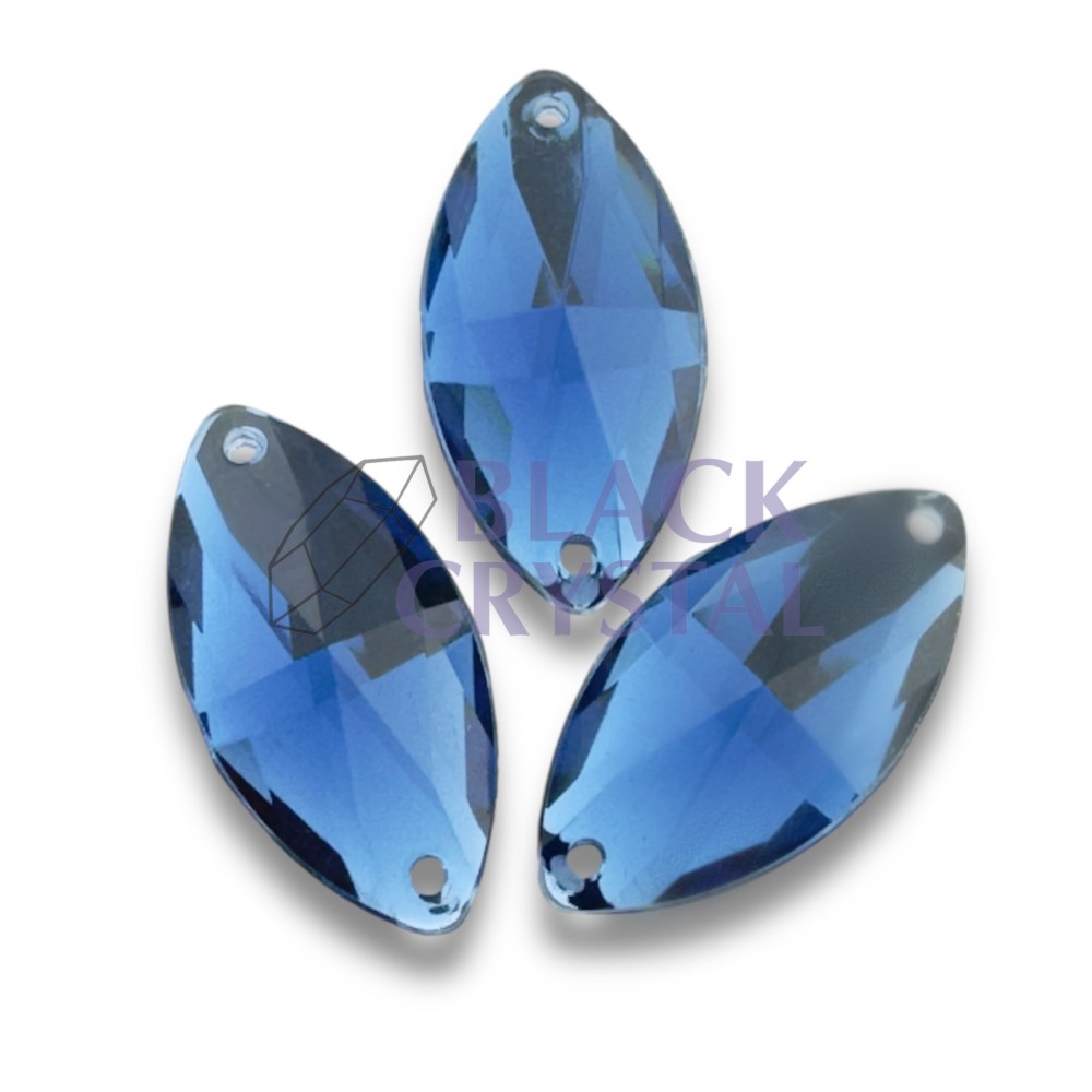 OCZKO - 6x12mm - 30szt. Akryl LIGHT SAPPHIRE (DARKER) / nr. 1847